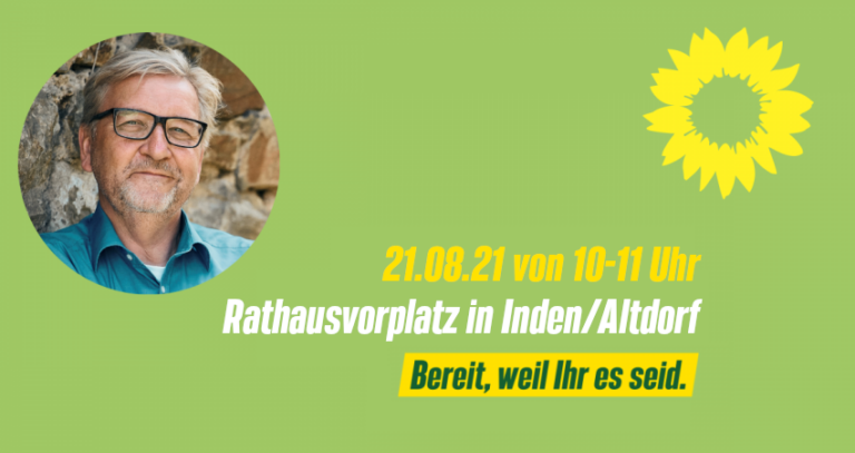 Infostand mit Chris Andrä am 21.08.21